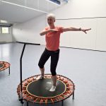 Jumping auf dem Mini-Trampolin beim Sport-Club Hundsmühlen