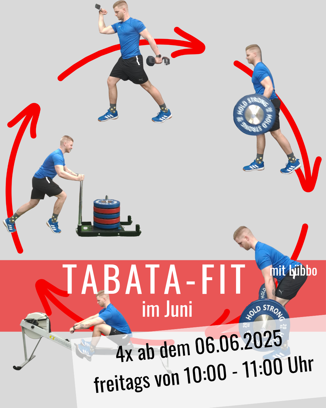 Jumping auf dem Mini-Trampolin beim Sport-Club Hundsmühlen
